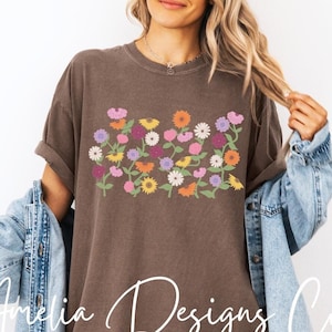 Camiseta Eras Piano Flowers | Camiseta Surprise Songs Flowers Comfort Colors Oversized | Camiseta Subtle Tay | Presente para fã Tay | Concerto