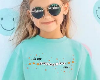 In My Showgirl Era YOUTH Shirt | Showgirl Friendship Bracelet Comfort Colors Kids T-Shirt | Merch for Kids | Music Fan Gift | Christmas Gift