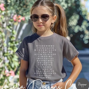 Smallest Man Bridge and Outro YOUTH Shirt | SMWEL Comfort Colors Kids T-Shirt | Tortured Era Shirt | Lyrics Oversized Shirt | Gift
