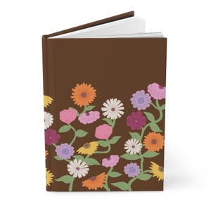 Eras Piano Flowers Hardcover Notebook | Surprise Songs Flowers Matte Journal | Subtle Taylor Fan Gift | Christmas Gift