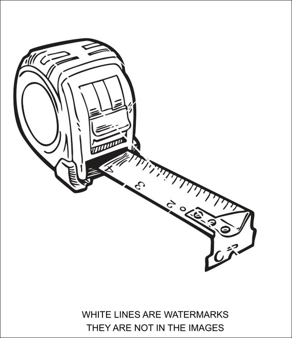 tape measure coloring pages