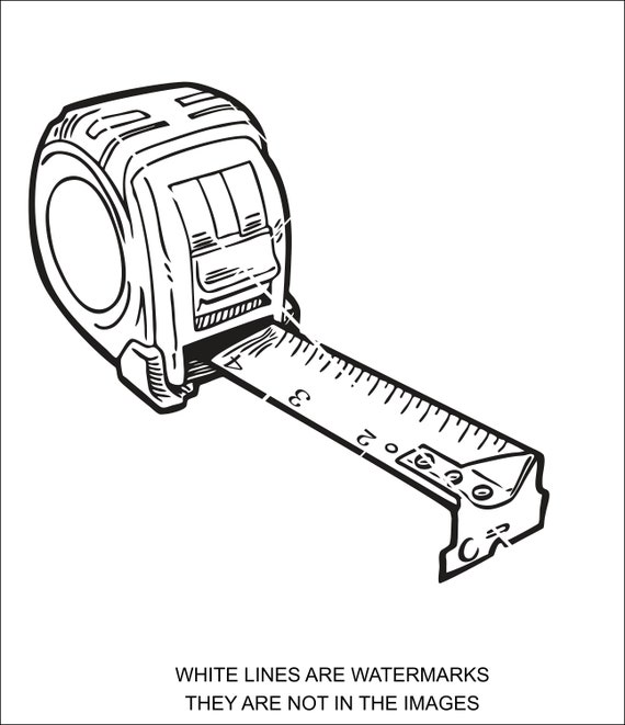 Tape Measure Coloring Pages