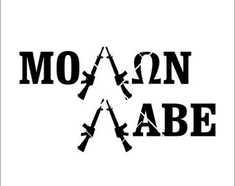 thumbnail image 2 of Molon Labe Reflective Vinyl Decal – 2nd Amendment Gun Rights Sticker For Cars, Trucks, Laptops 2 of 4
