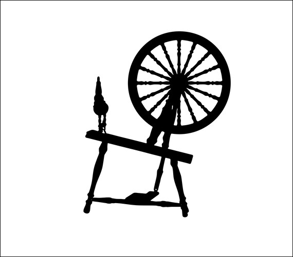 Spinning Wheel Thread Sewing Sew Spin Thread String Etsy