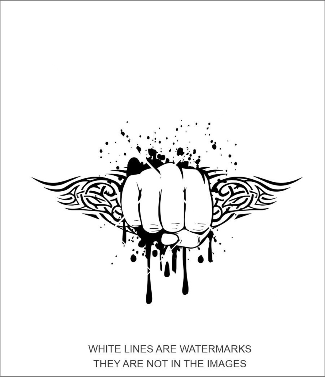 Punch Hand Fist Hand Punch Punch Through Clip Art Etsy