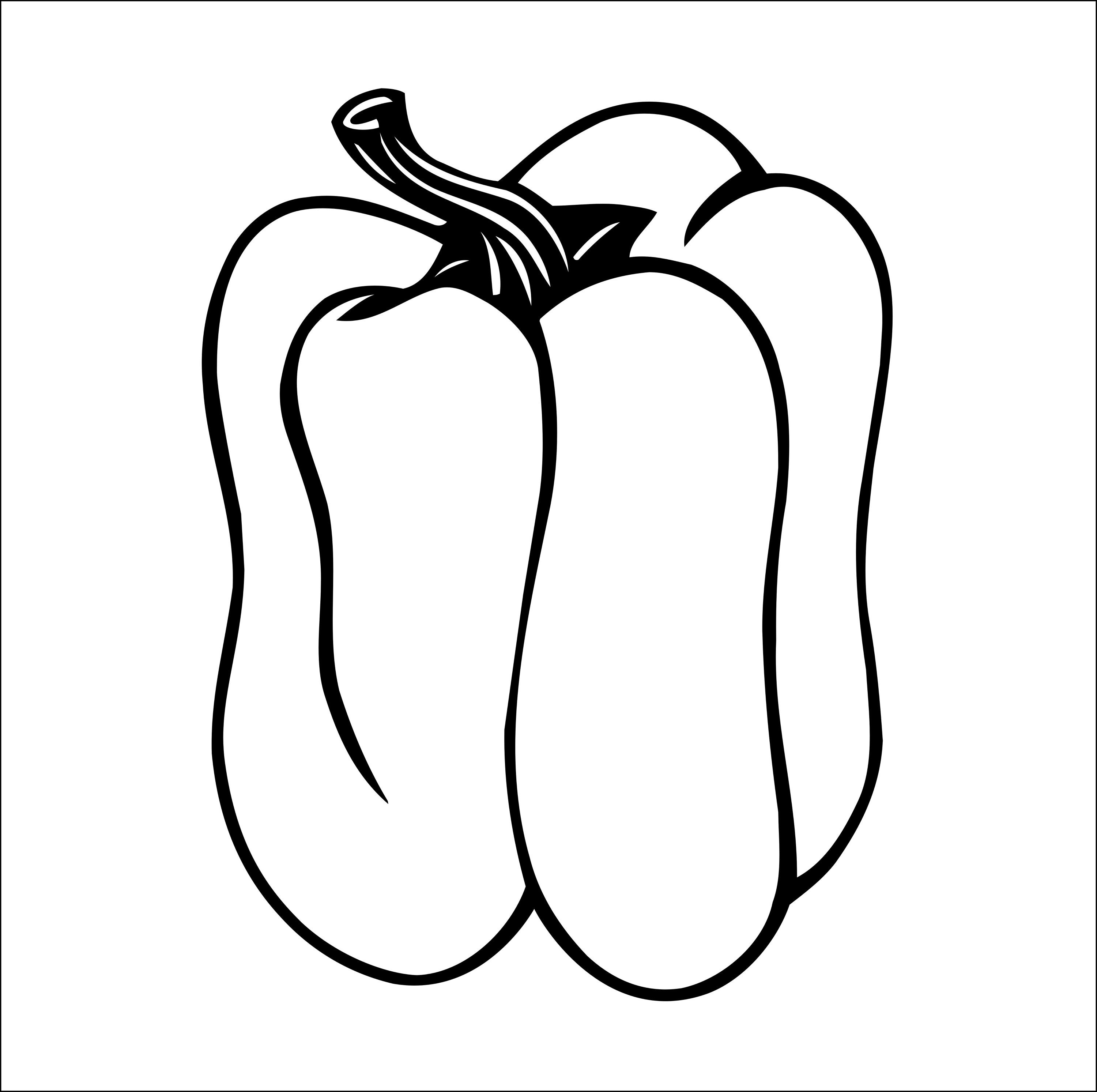 Bell Pepper Peppers Garden Vegetable Food Kitchen Etsy