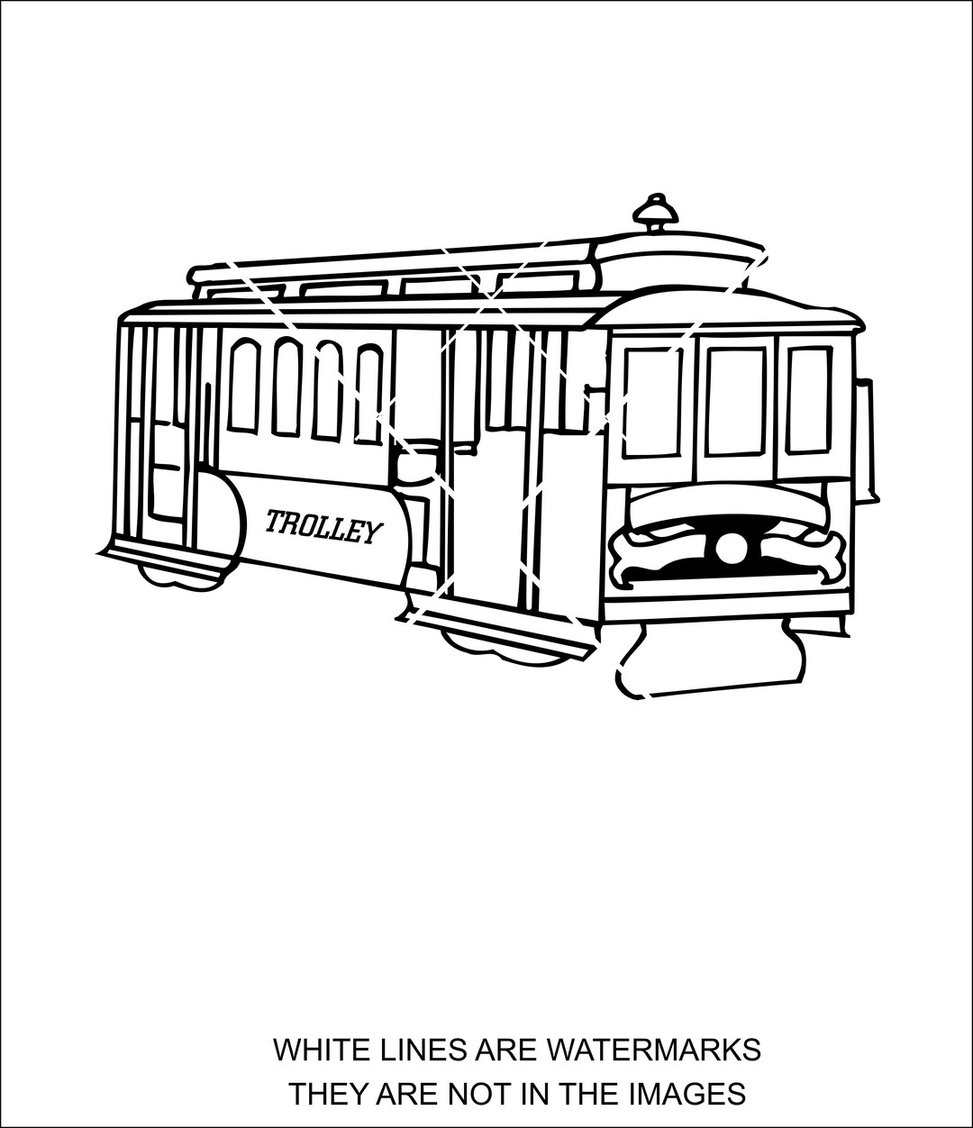 Trolley Trolley Train Trolley Transit Trolley Car Ride Etsy