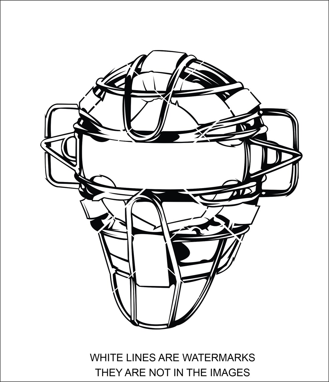 Umpire Mask Pitchers Mask Softball Baseball Mask Safety - Etsy