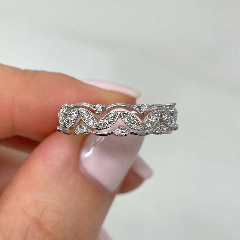 14k Solid Gold Leaf Ring Leaf Wedding Band Nature Ring Etsy