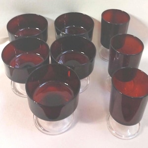 Luminarc Ruby Red  Stemware France
