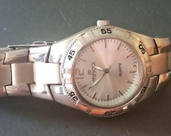 Mens Watch Municci Quartz Japan Movement  Silvertone