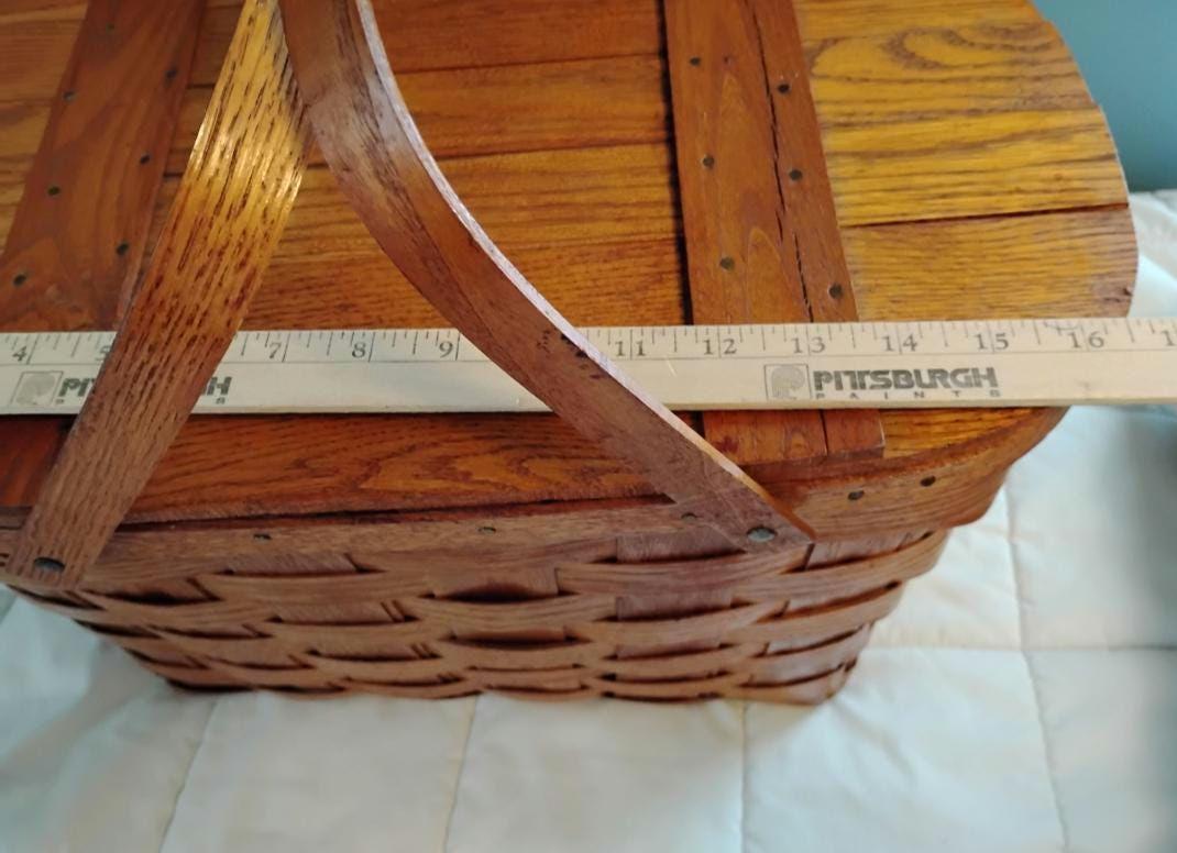 Picnic Basket by Wov N Wood by JERYWIL - Etsy