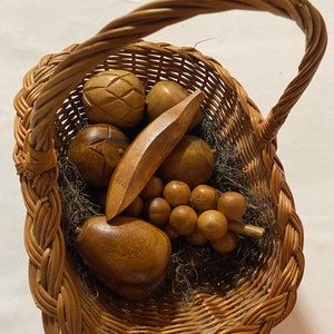 Vintage Wooden Fruit