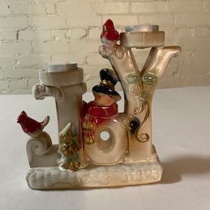 Vintage Christmas Candleholder