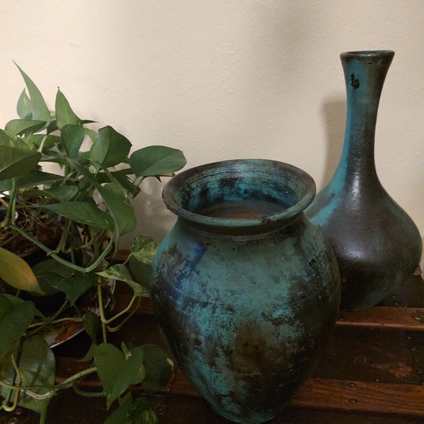 Large Pottery Vases Etsy