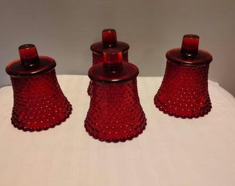 Ruby Red Votive Shades Red Hobnob Red Hobnail