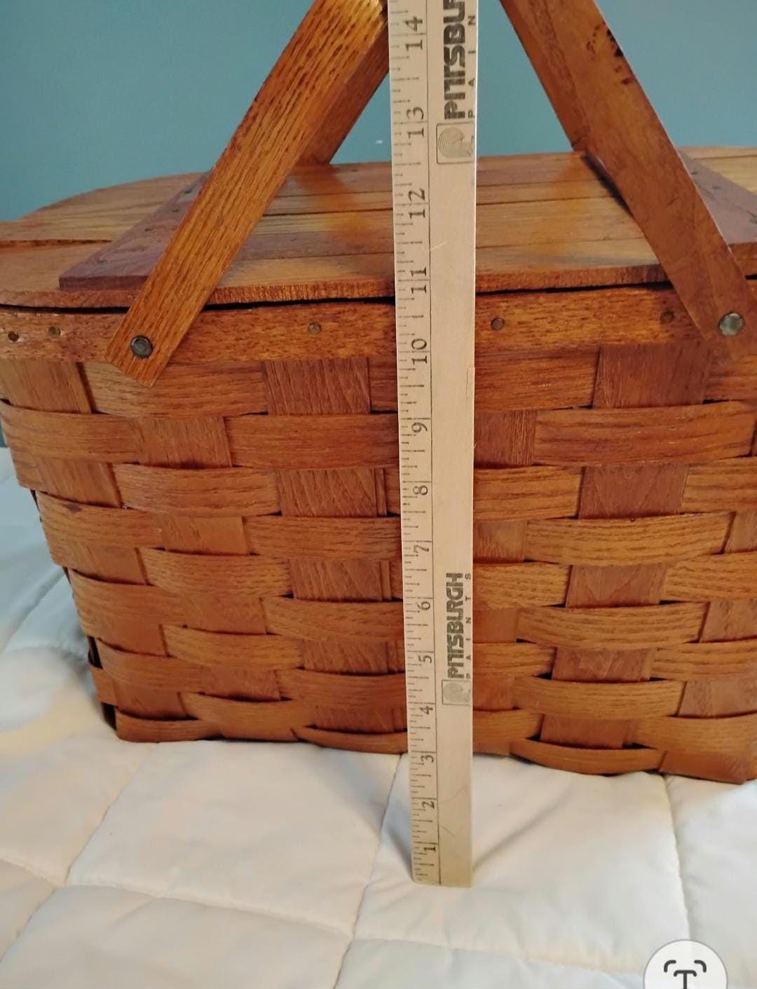 Picnic Basket by Wov N Wood by JERYWIL - Etsy