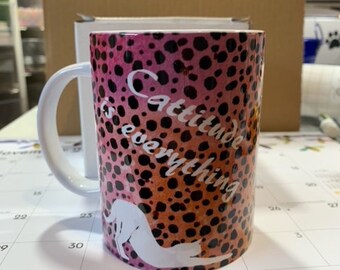 Cat lovers coffee mug