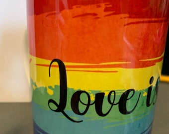 Love is Love coffee mug
