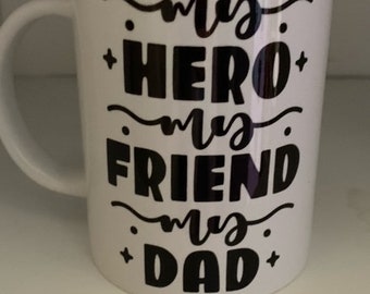Super Dad Hero coffee mug