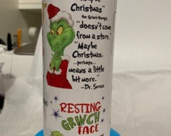 Grinch water tumbler