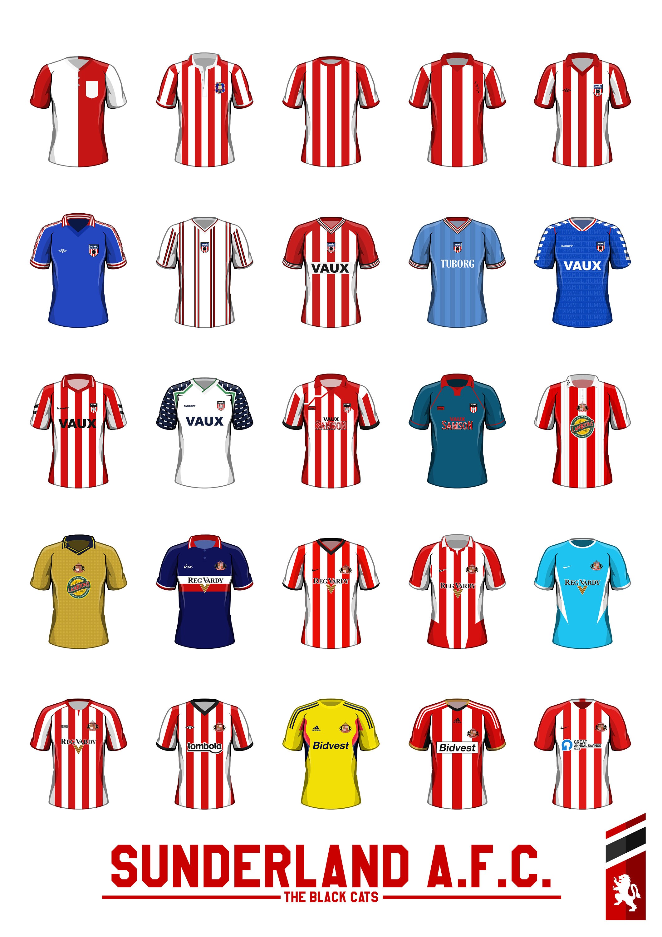 sunderland football shirt
