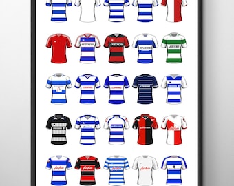 Rs Classic Football Shirts Football Print Wall Art Birthday