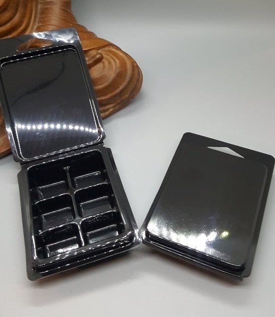 Gloss Black Wax Melt Clamshell 100 Pack 