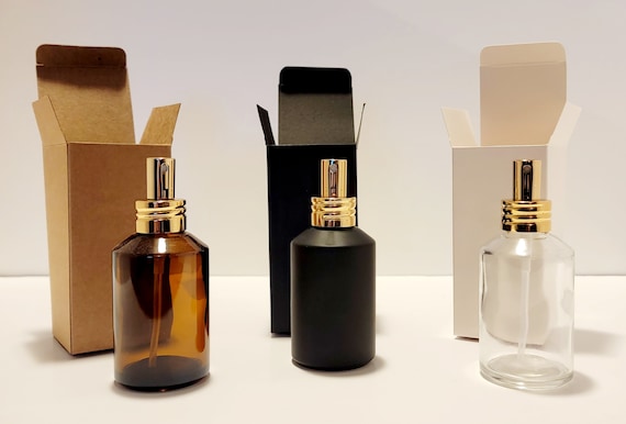 4 Fl Oz/120 Ml. Set of 3, 6, or 12 Luxe AMBER, CLEAR, or BLACK