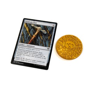 Gold Treasure Tokens: MTG Magic The Gathering, Set of 5