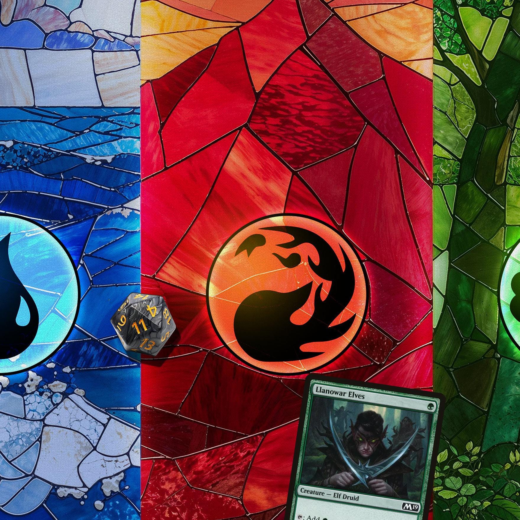 Stained Glass Mana MTG Playmat - Stitched Edge Card Mat - Etsy Stained Glass Mana MTG Playmat - Stitched Edge Card Mat - Etsy
