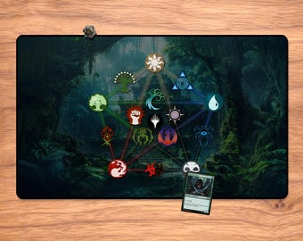 レザープレイマット - マジック：ザ・ギャザリング、TCG、カードプレイ