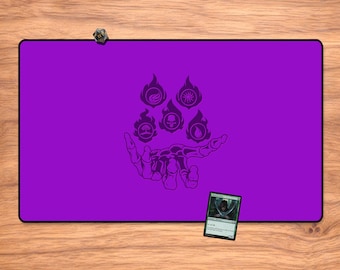 Purple Necromancer Playmat (No AI) – Stitched Edge Magic The Gathering Card Mat (23.6" x 13.8")
