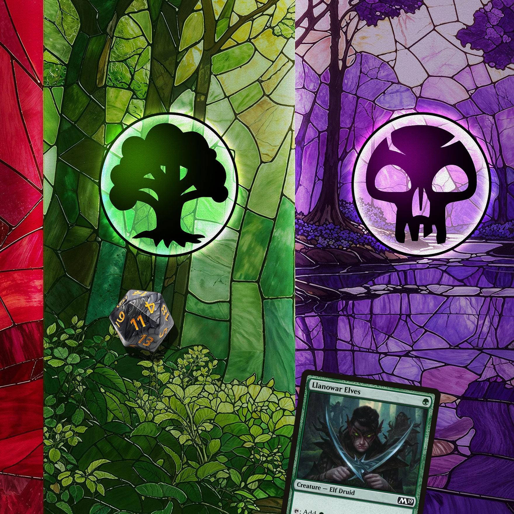 Stained Glass Mana MTG Playmat - Stitched Edge Card Mat - Etsy Stained Glass Mana MTG Playmat - Stitched Edge Card Mat - Etsy