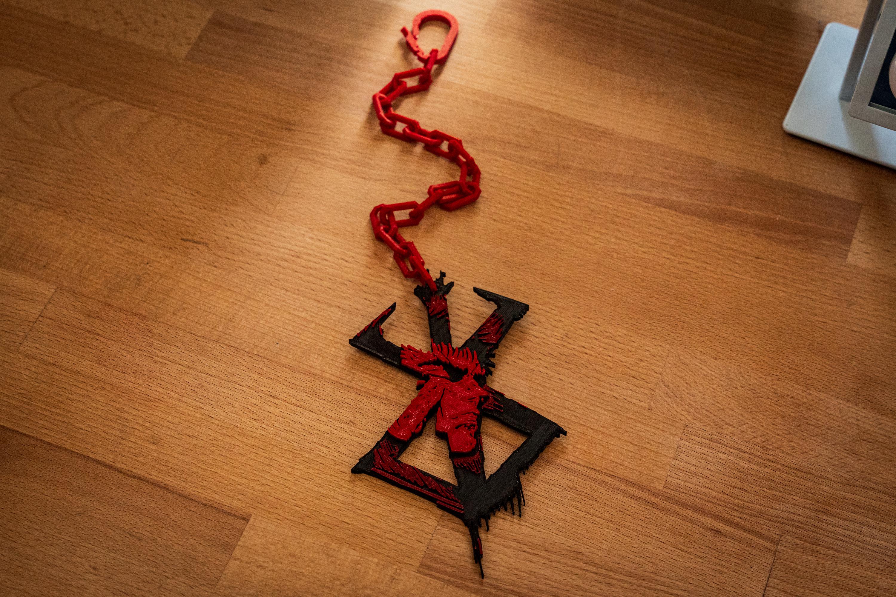 犠牲の烙印 キーホルダー | Gutz エンブレム | バックパックチャーム＆ディスプレイギフト