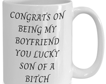 Funny Valentine's Day Coffee Mug: Gift for Boyfriend/Husband