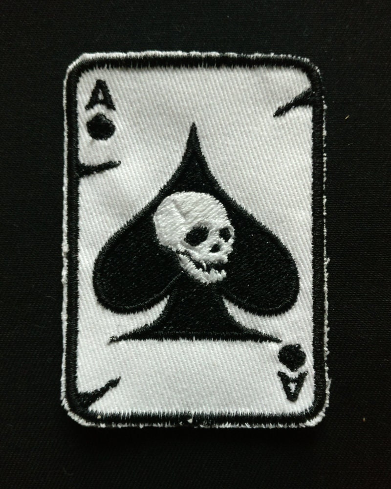 Ace of Spades Patch Etsy