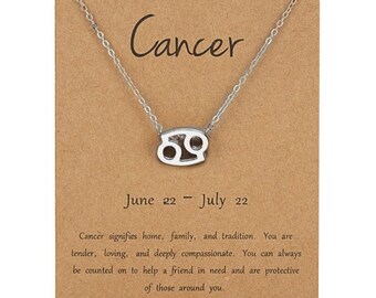 Cancerian Necklace - Etsy UK