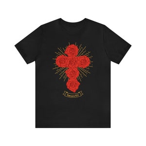 Red Rose Cross - Unisex Tee