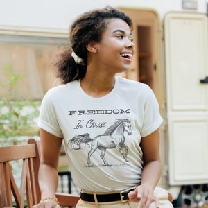 Liberté en Christ - Tee-shirt unisexe