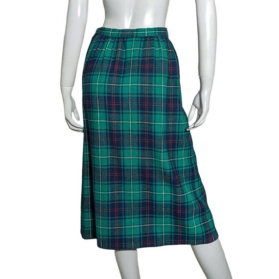 Pendleton Vintage 60s, 70s Virgin Wool Skirt Set,… - image 7