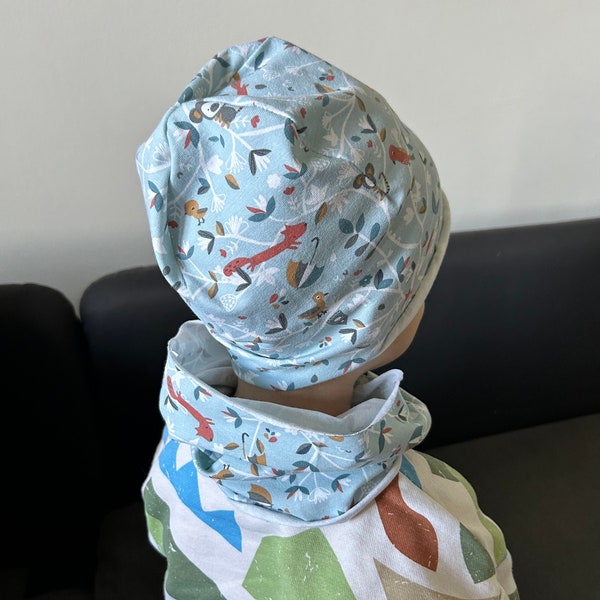 Cappellino e scaldacollo per bambini | primaverile leggero