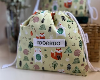 Personalized nursery diaper bag | Drawstring diaper bag | Nursery set available upon request