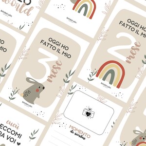 Baby card 12 mesi |  carte nascita | primi mesi