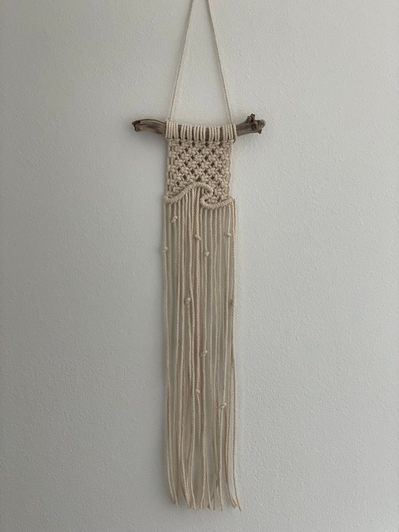 Macrame Wave Pattern Cotton Wall Hanging - Etsy