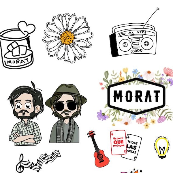 Chango de sticker - Etsy México