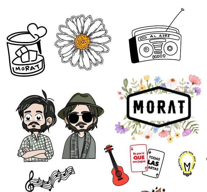 Moracks Sticker Digital Pack Varios Stickers De Morat - Ready to Print - Etsy