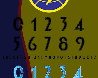 Club America 2007-2008 Font SVG PDF | Retro Soccer Jersey Typography