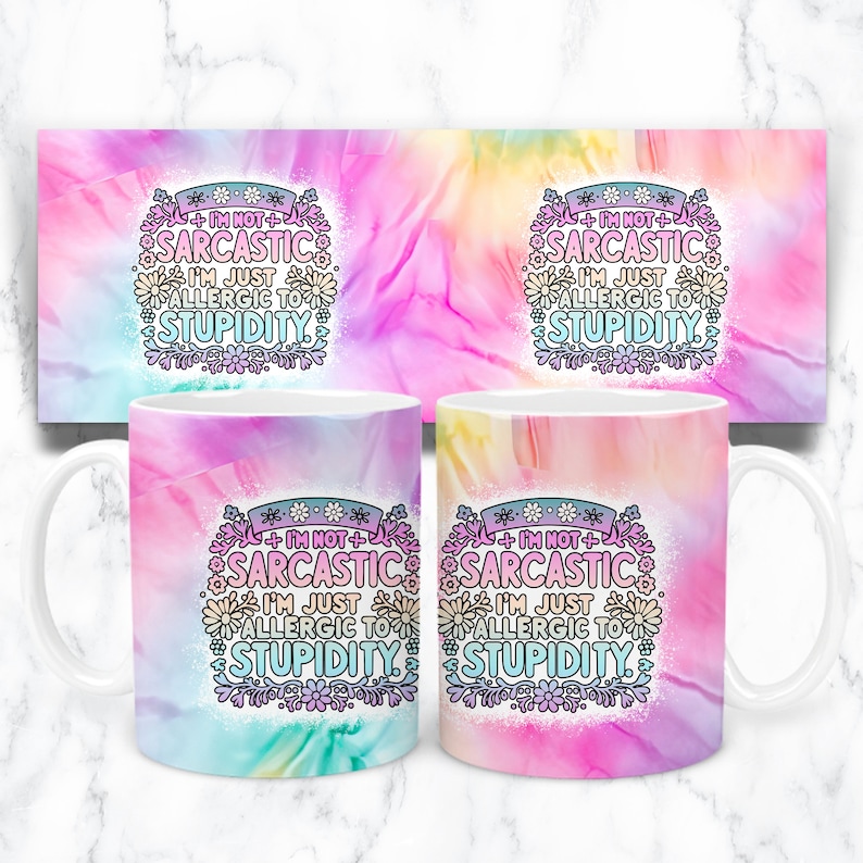 Sarcastic 11 oz Mug Sublimation Designs Bundle, Funny 11oz Coffee Cup Sublimation , Cheeky Coffee Mug Sarcasm Sublimation Files, Mug Designs image 10