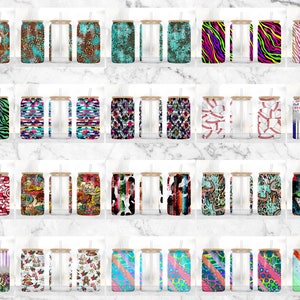 Puede incluir: Treinta y seis dise&ntilde;os diferentes para vasos reutilizables de acero inoxidable de 20 onzas con una pajita. Los vasos son transparentes y los dise&ntilde;os son coloridos y vibrantes. Los dise&ntilde;os incluyen patrones geom&eacute;tricos, estampados de animales y dise&ntilde;os abstractos.